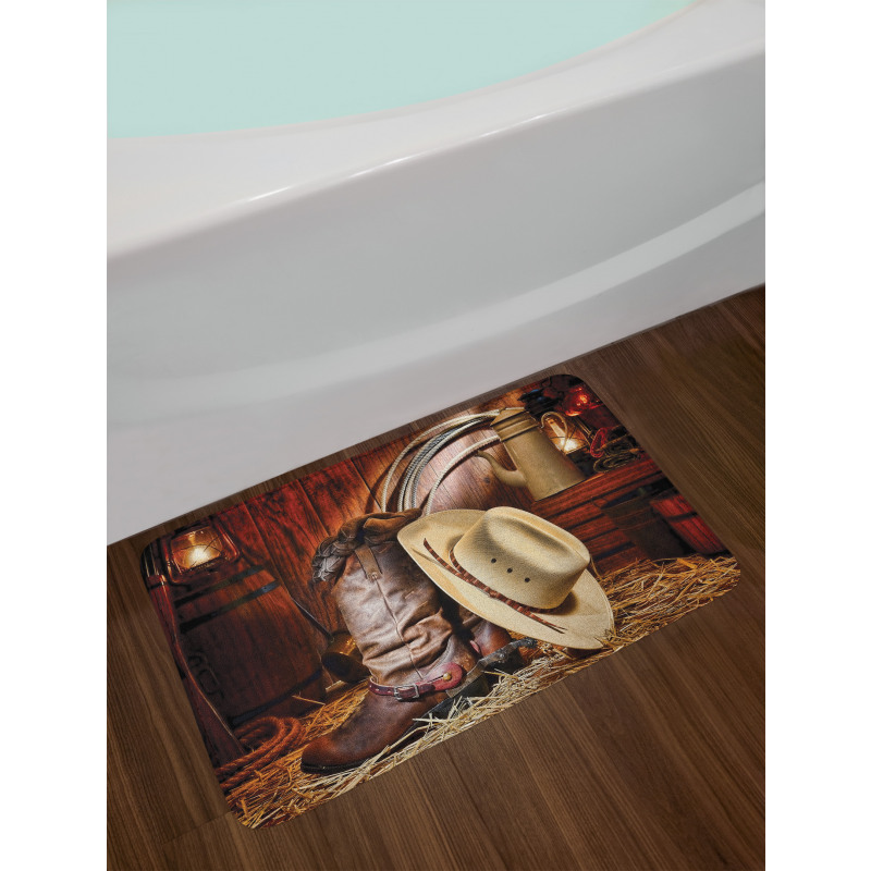 America Retro Rodeo Bath Mat