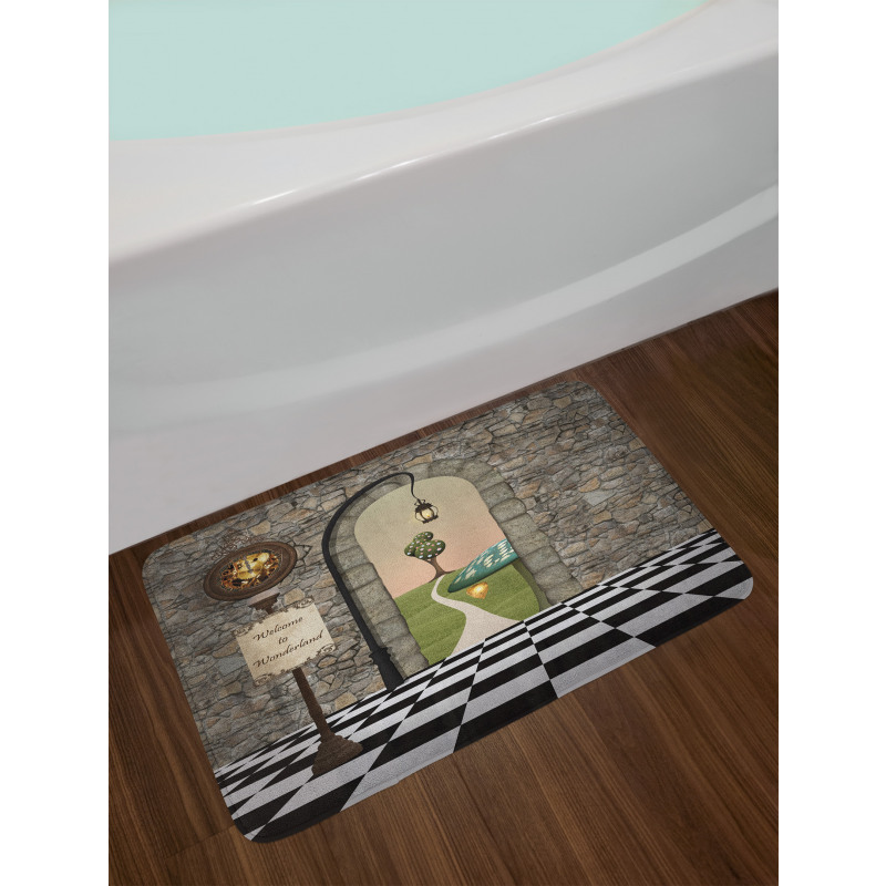 Fairytale Motif Bath Mat