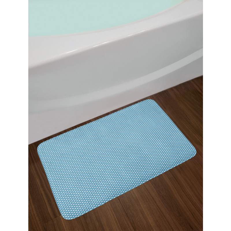 Simple Picnic Theme Dots Bath Mat