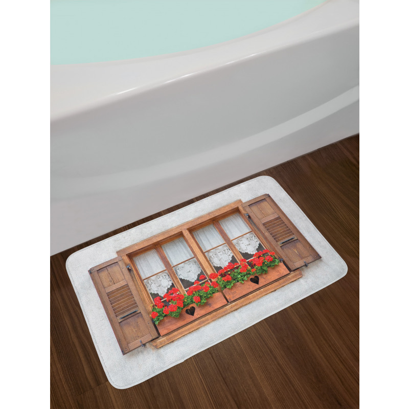 European Rustic Shutters Bath Mat