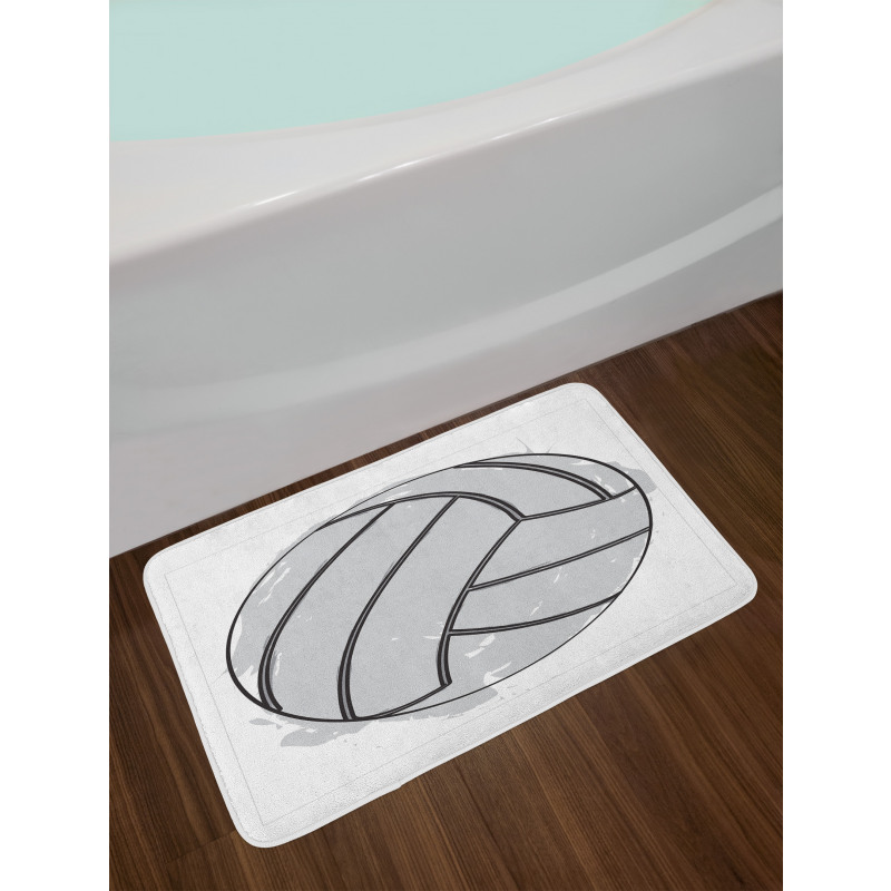 Watercolor  Paint Art Bath Mat