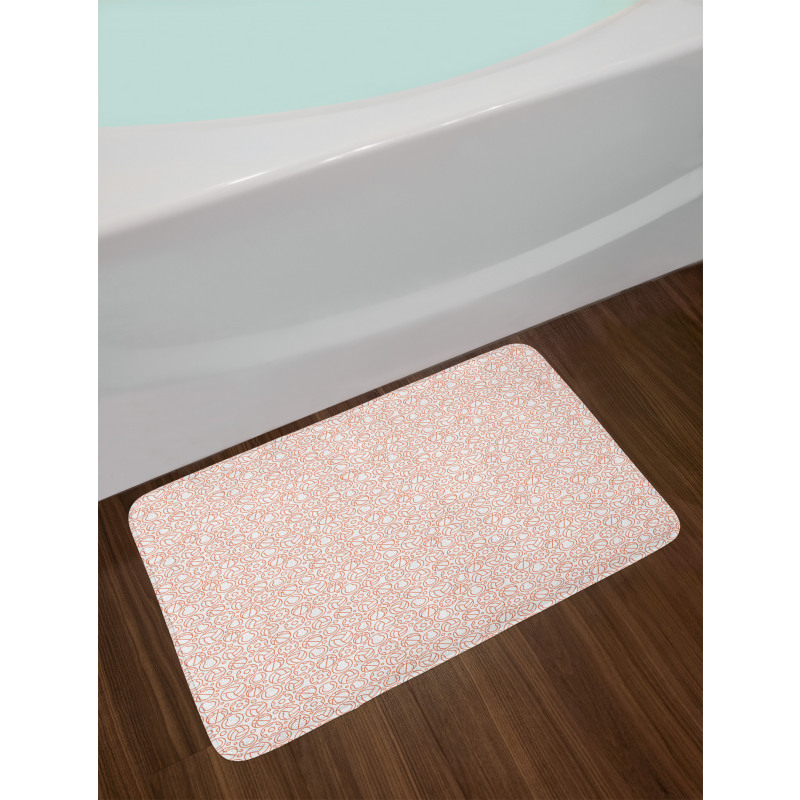 Continuing  Drawings Bath Mat