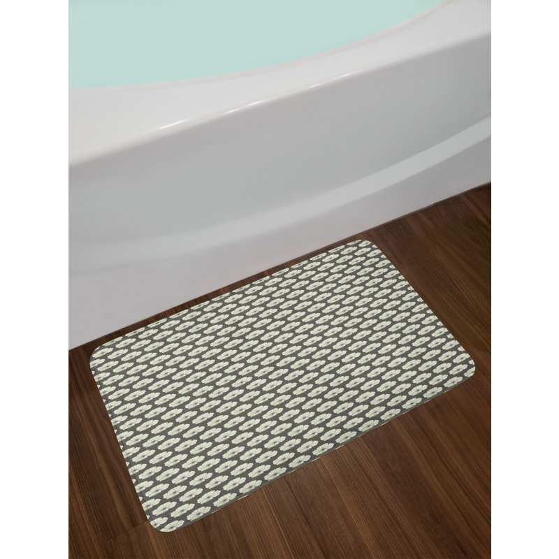 Graphic Spring Blossoms Art Bath Mat