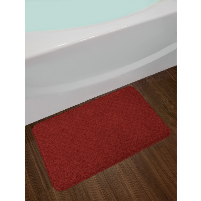 Intertwined Ovals Bath Mat