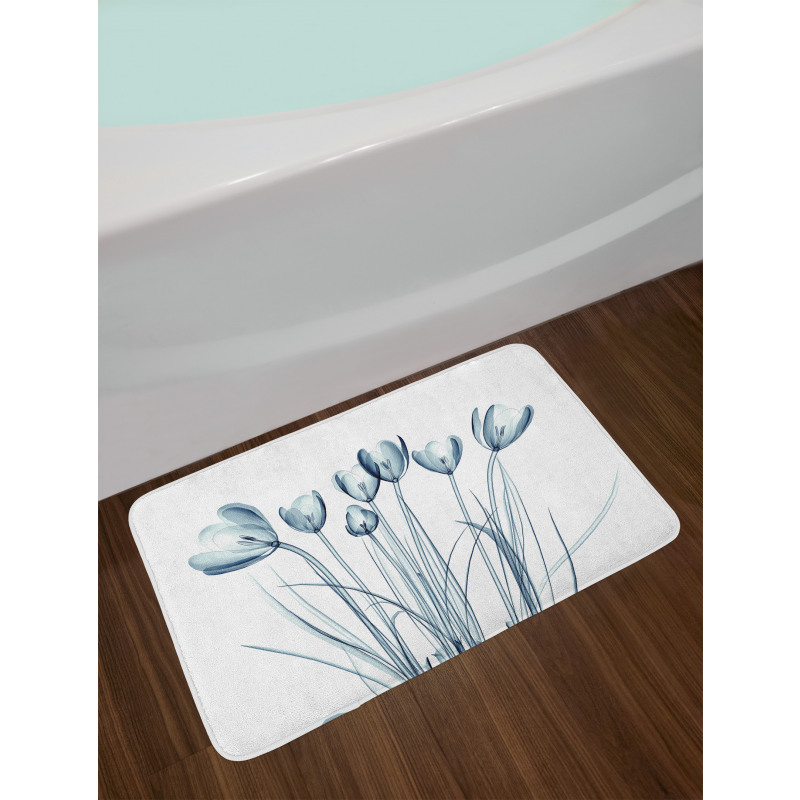 Tulips with Solar Effect Bath Mat