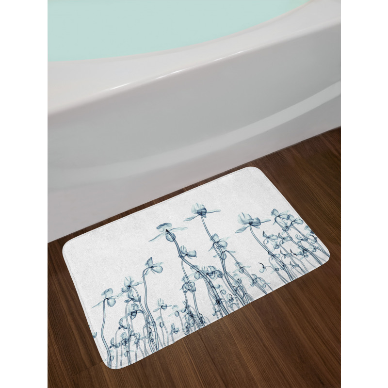 Orchids Floral Photo Bath Mat