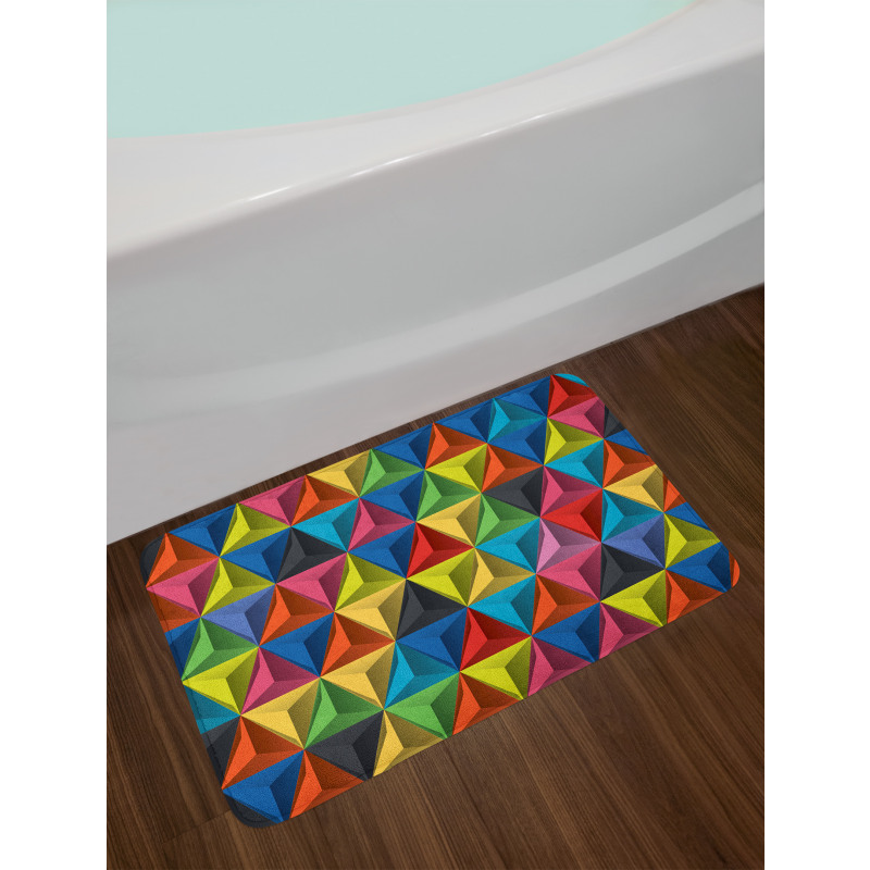 Pyramid Forms Modern Bath Mat