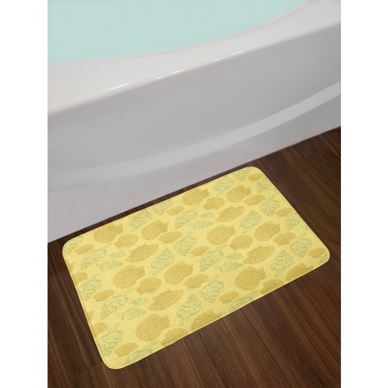 Underwater Mollusk Art Bath Mat