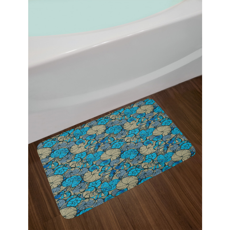 Underwater Maritime Theme Bath Mat