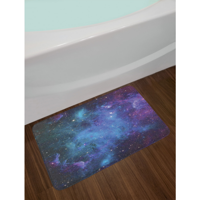Galaxy Stars in Space Bath Mat