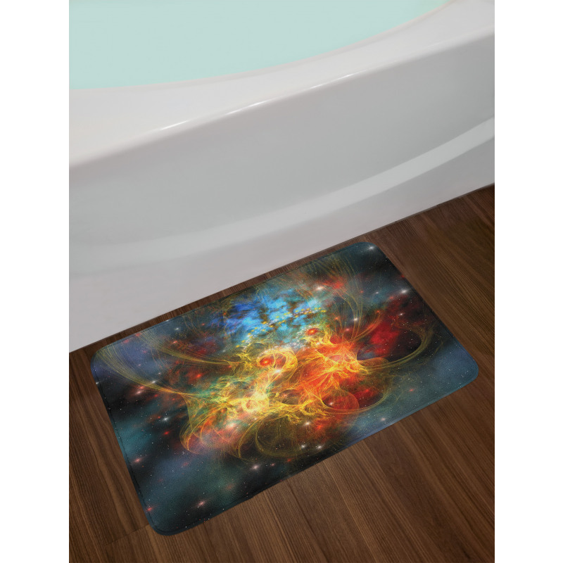 Outer Space Universe Bath Mat