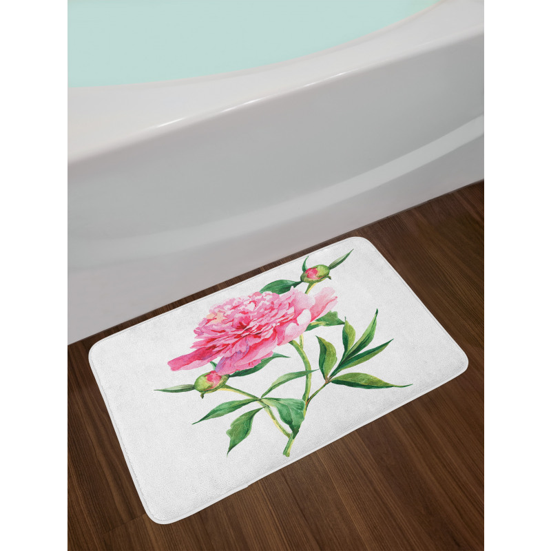 Vintage Peony Bath Mat