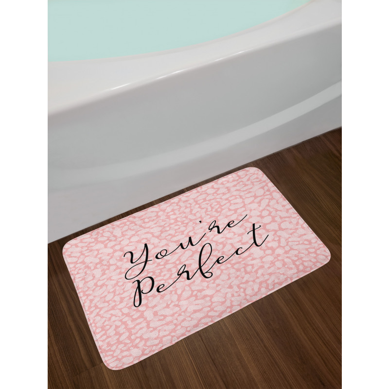 Cursive You're Perfect Bath Mat