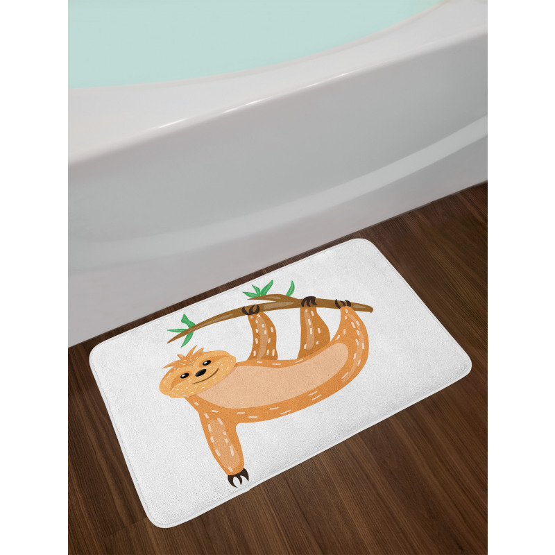 Simplistic Lazy Animal Bath Mat