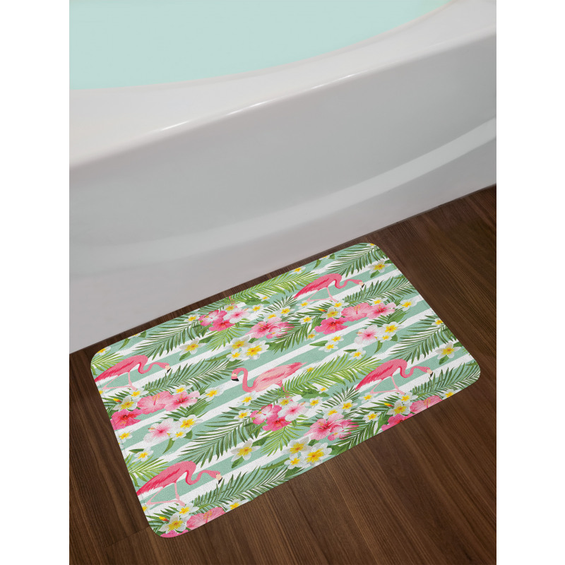 Exotic Hawaiian Leaf Bath Mat