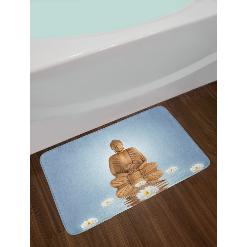 Meditation Zen Flower Bath Mat