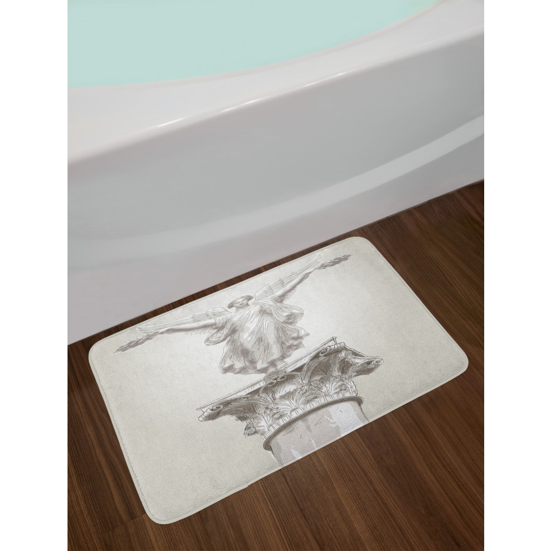 Angel Greek Myth Muse Bath Mat