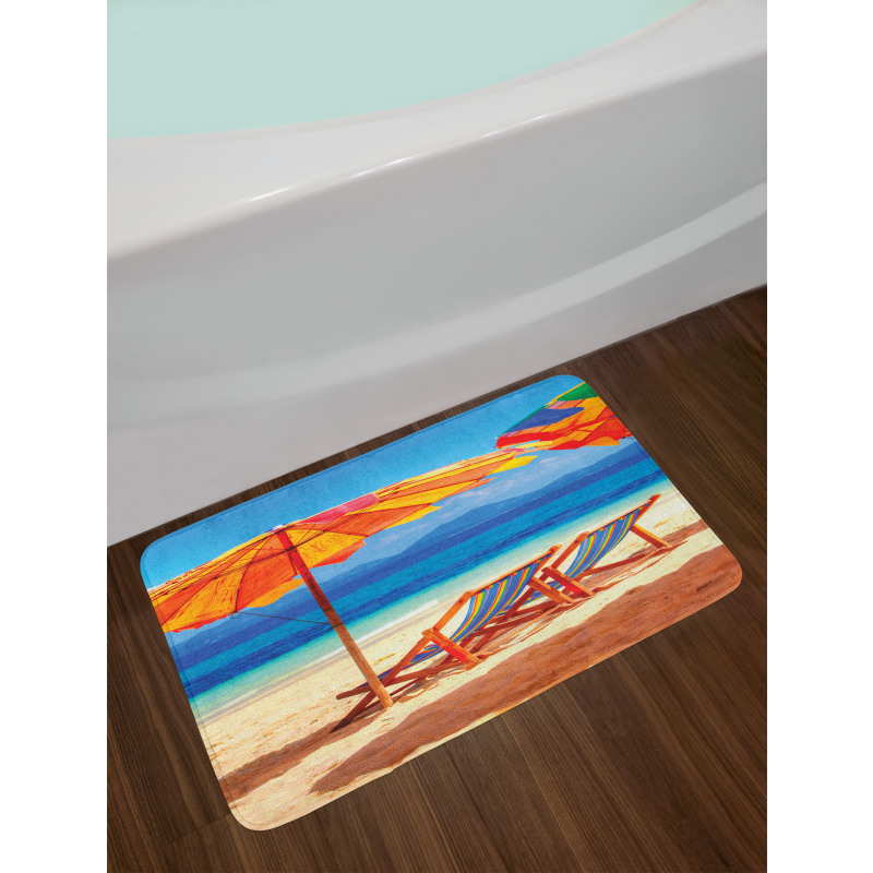 Sea of Thailand Beach Bath Mat