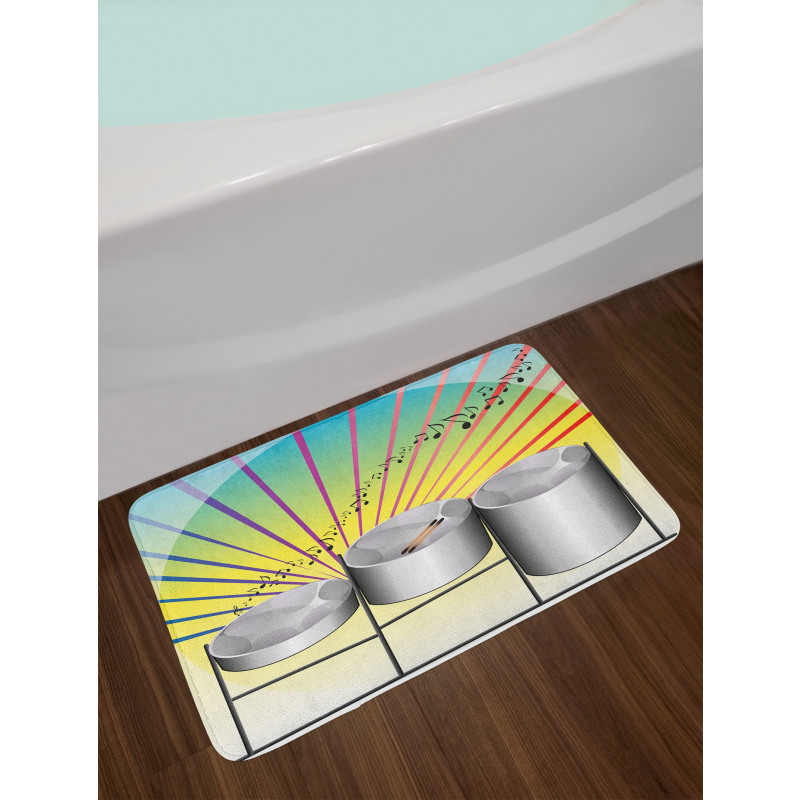 Abstract Geometric Equipment Bath Mat