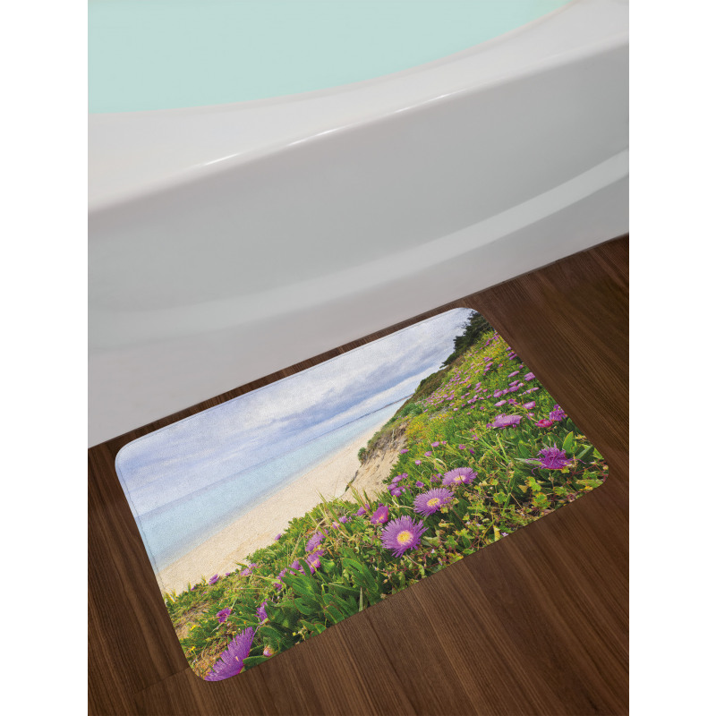 Aegean Sea with Blooming Bath Mat