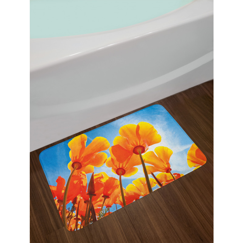 Petals Tilt Shot and Sky Bath Mat