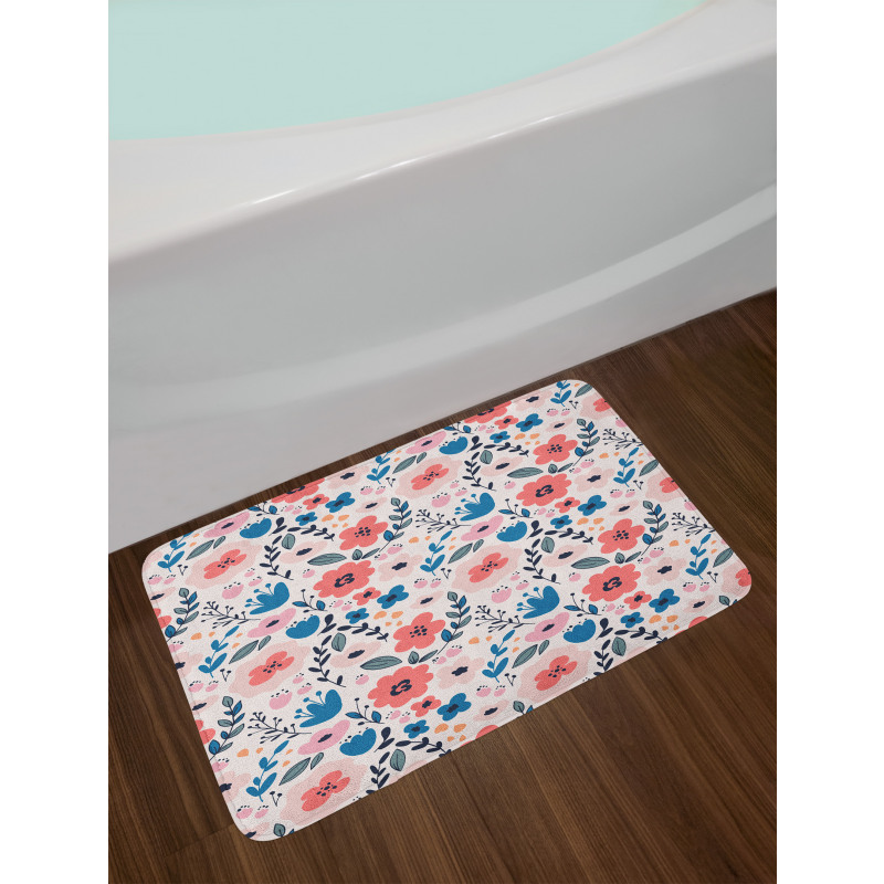 Pastel Summer Field Art Bath Mat