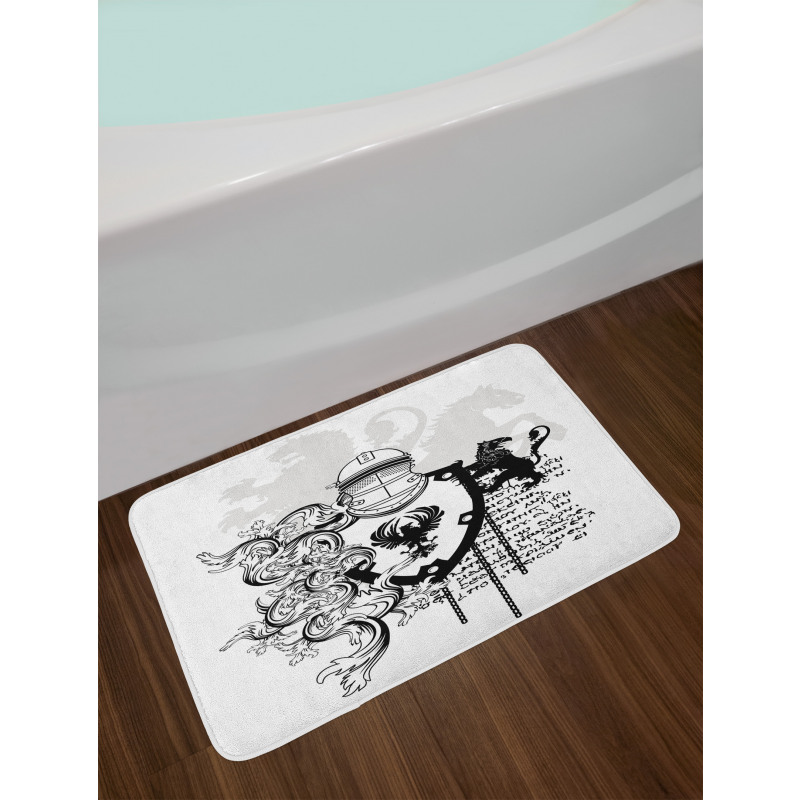 Medieval Knight Bath Mat