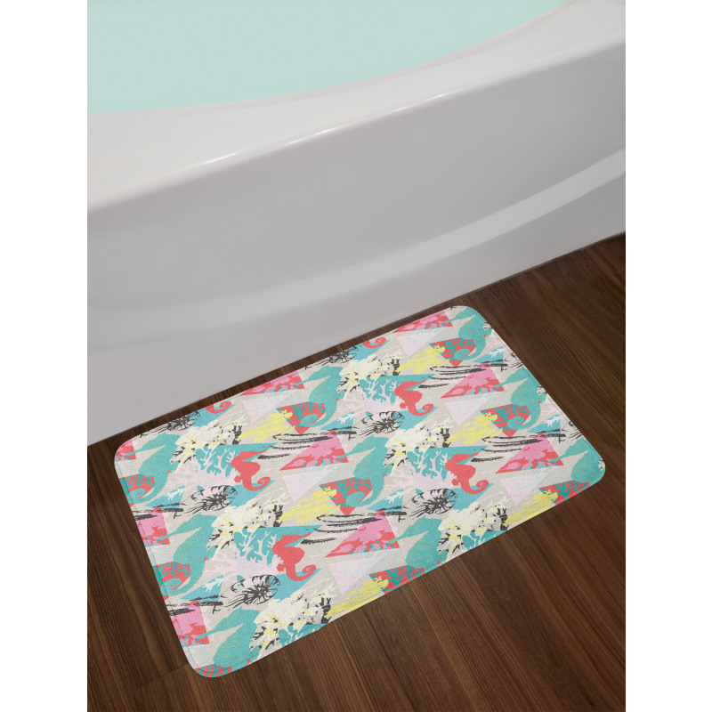 Paintbrush Artwork Bath Mat