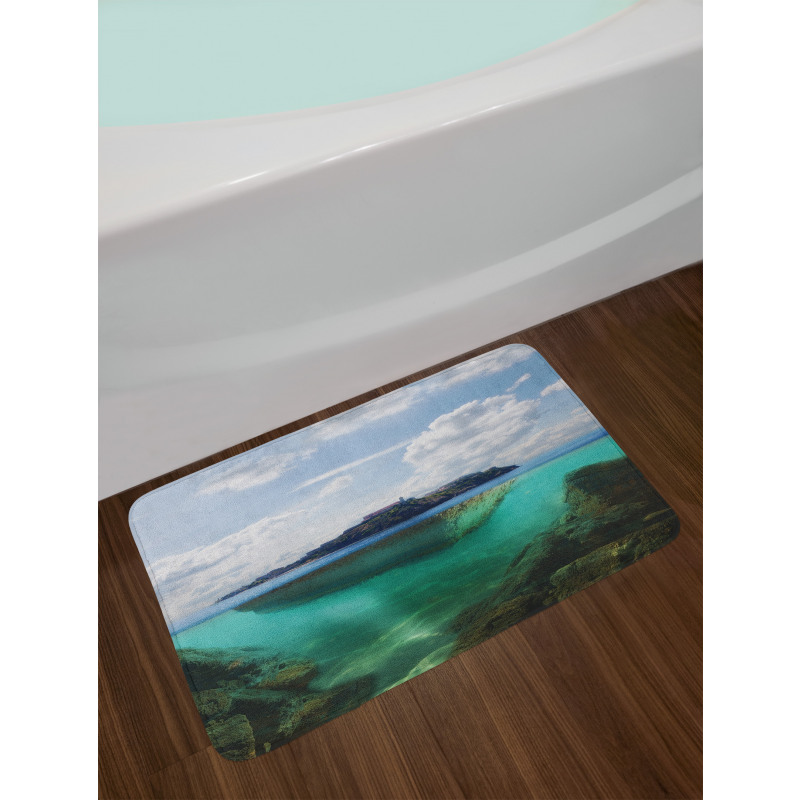 Misty Atlantic Ocean Bath Mat