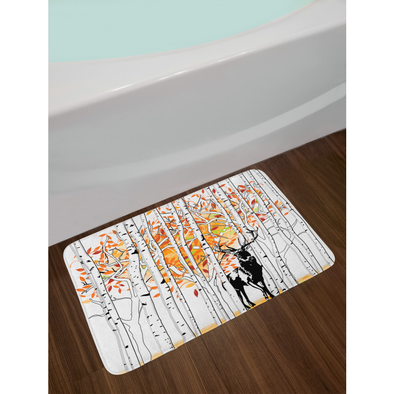 Trees Foliage Wilderness Bath Mat