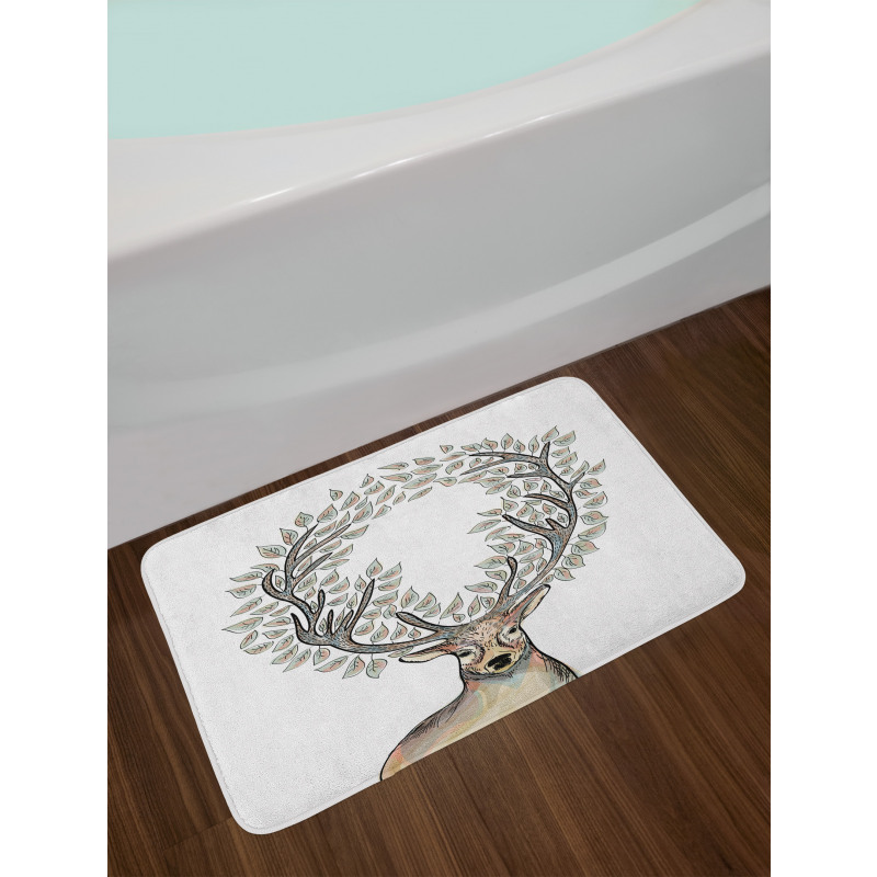 Myth Animal Reindeer Bath Mat