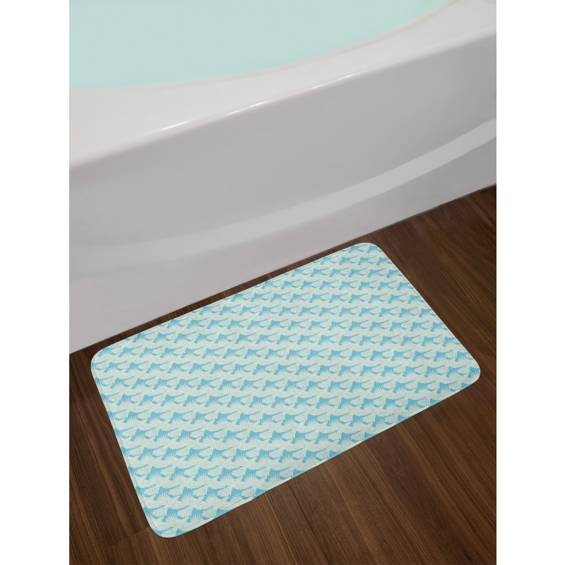 Flying Free Birds Graphic Bath Mat