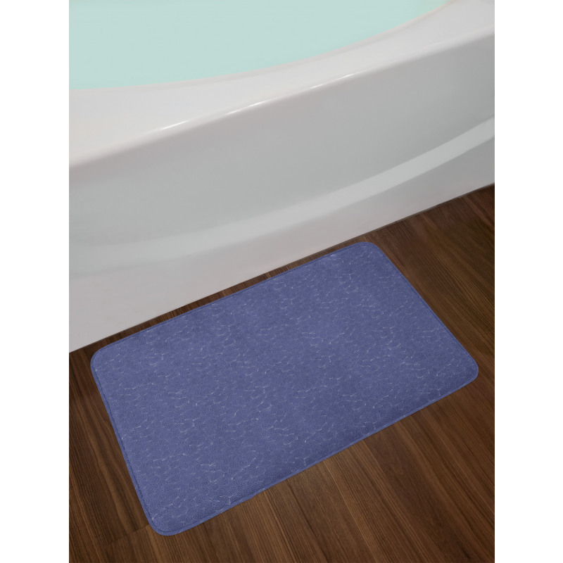 Modern Circles Shapes Art Bath Mat