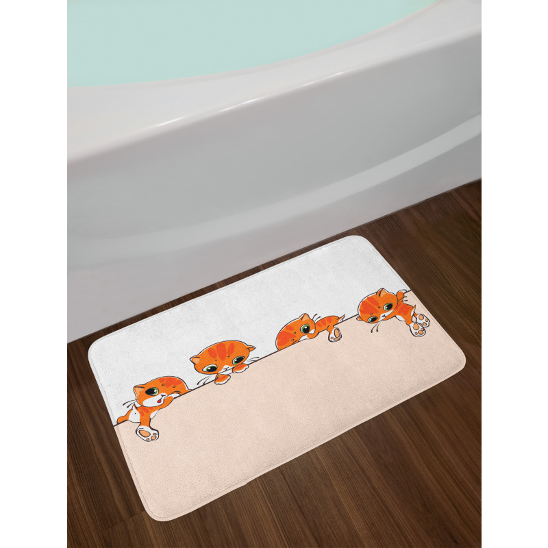 Banner with Little Kitties Bath Mat