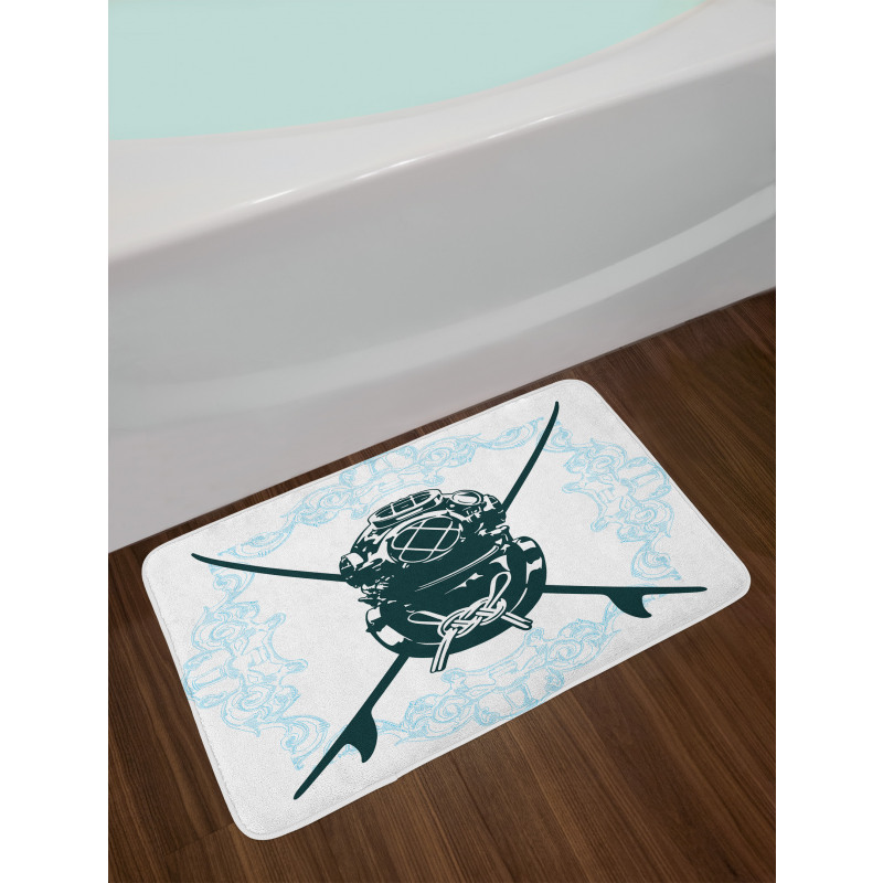 Odd Myst Surf Sign Bath Mat