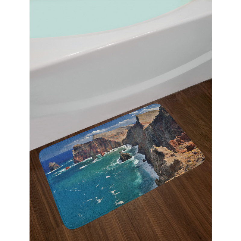 Northern Coastline Photo Bath Mat