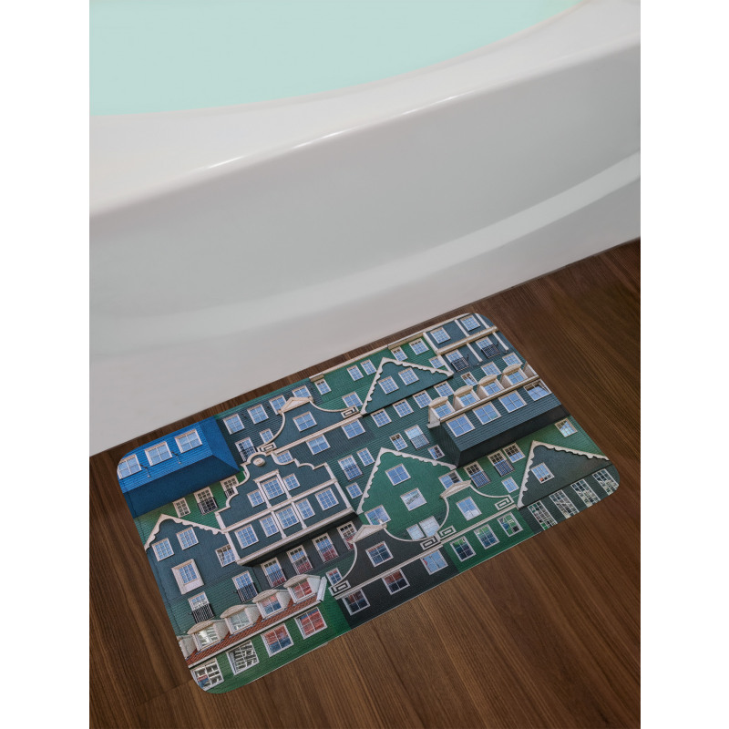 Dutch Influence Buildings Bath Mat