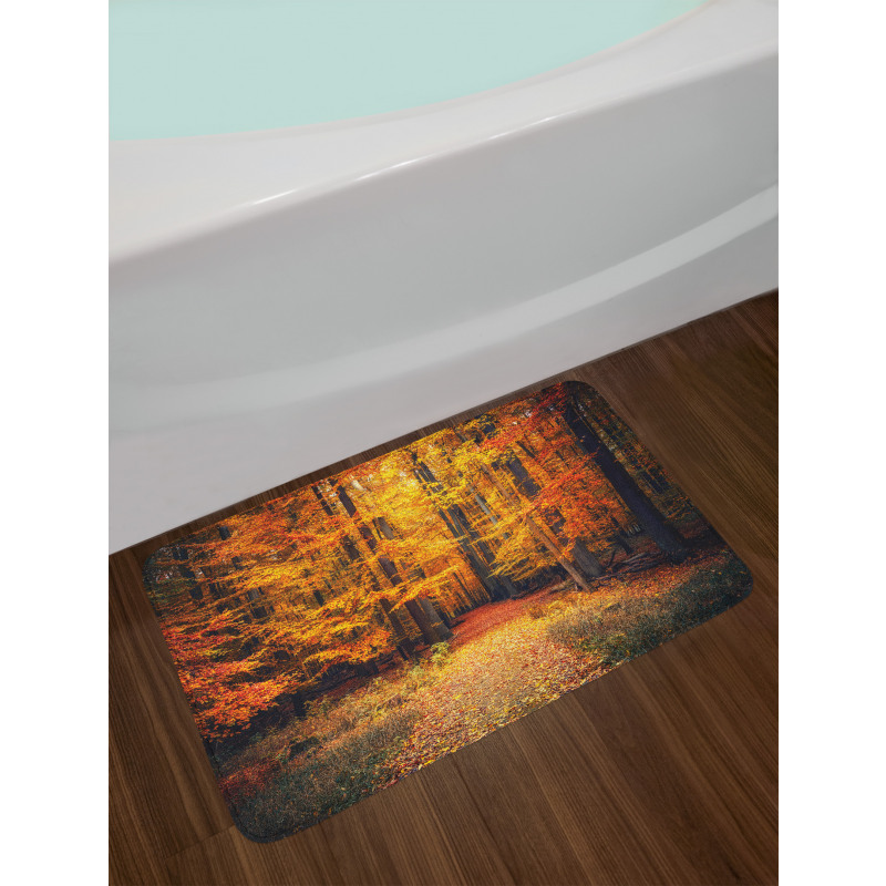 Vivid Leaf Plant Eco Bath Mat