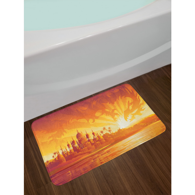 Orange City Sky Palace Bath Mat