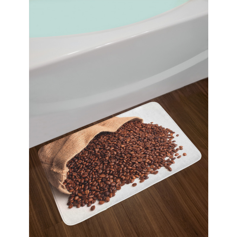 Real Image Sack of Beans Bath Mat