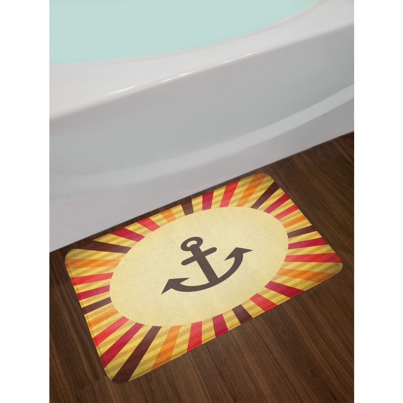 Pop Art Sailing Anchor Bath Mat