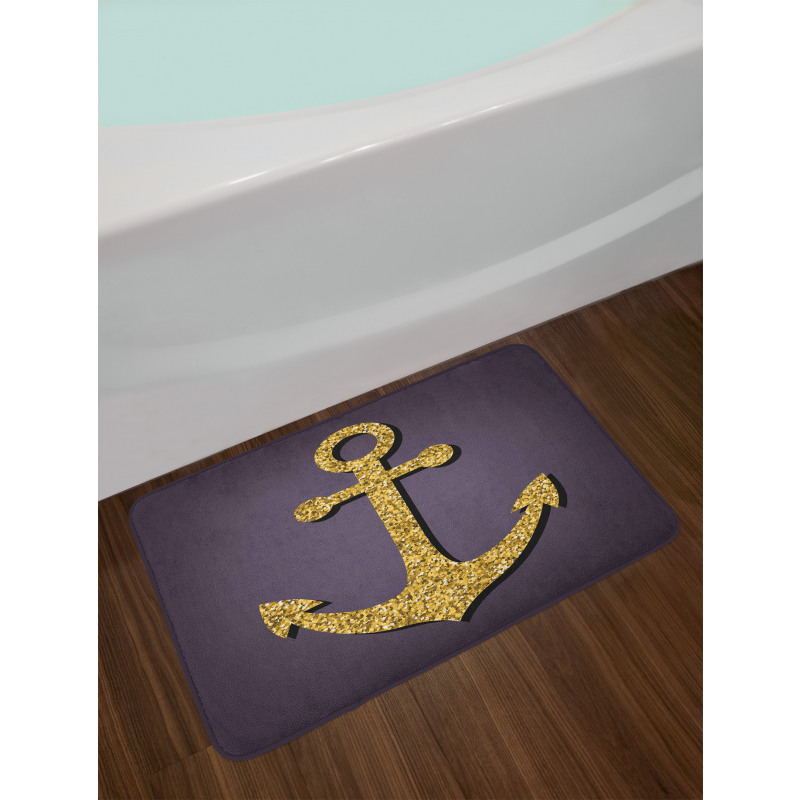 Anchor Pattern Tranquil Bath Mat