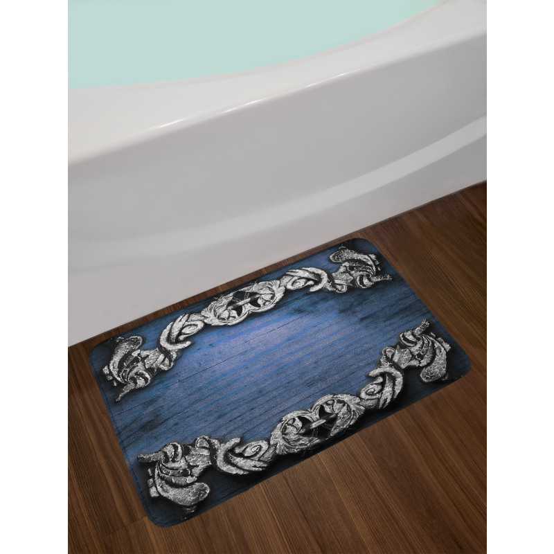 Gothic Iron Ornament Bath Mat