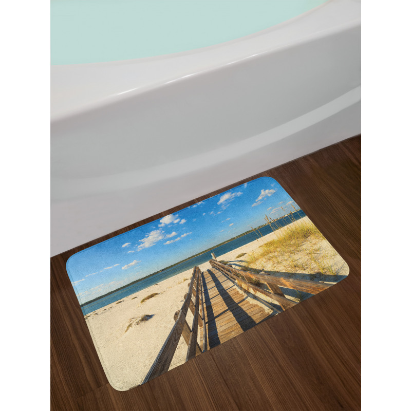 Perdido Beach Long Pier Bath Mat