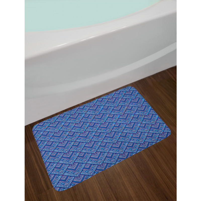 Ancient Geometry Art Bath Mat