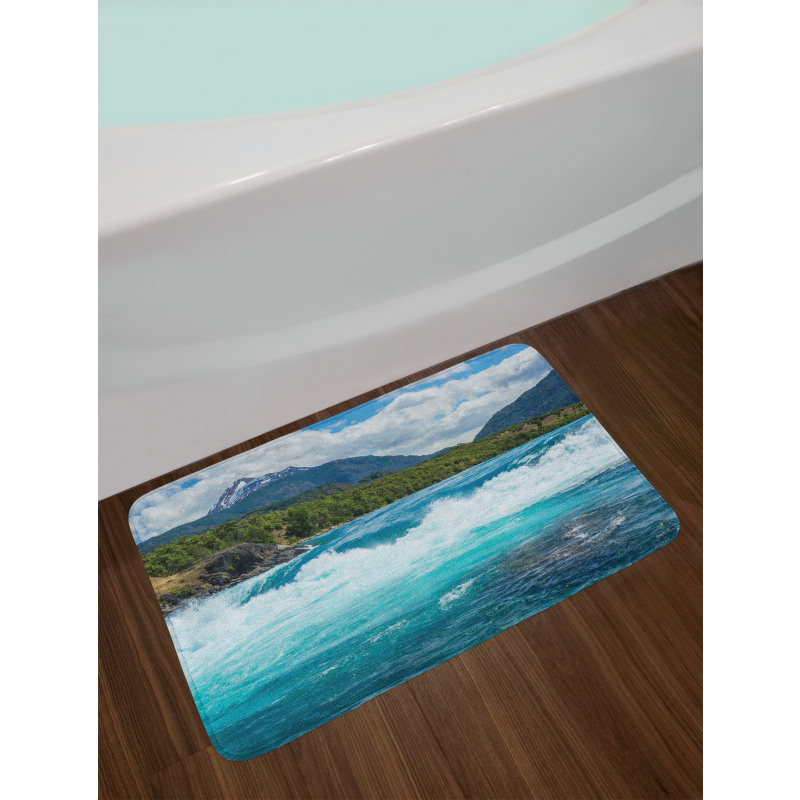 River Cloudy Mountain Bath Mat