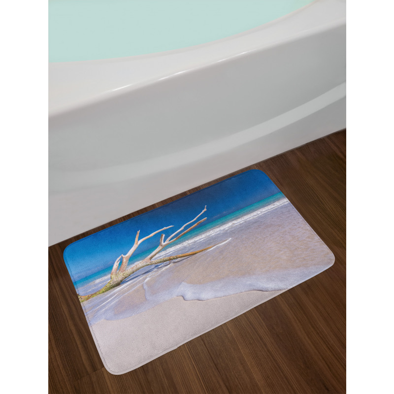 Algae Covered Tree Branch Bath Mat