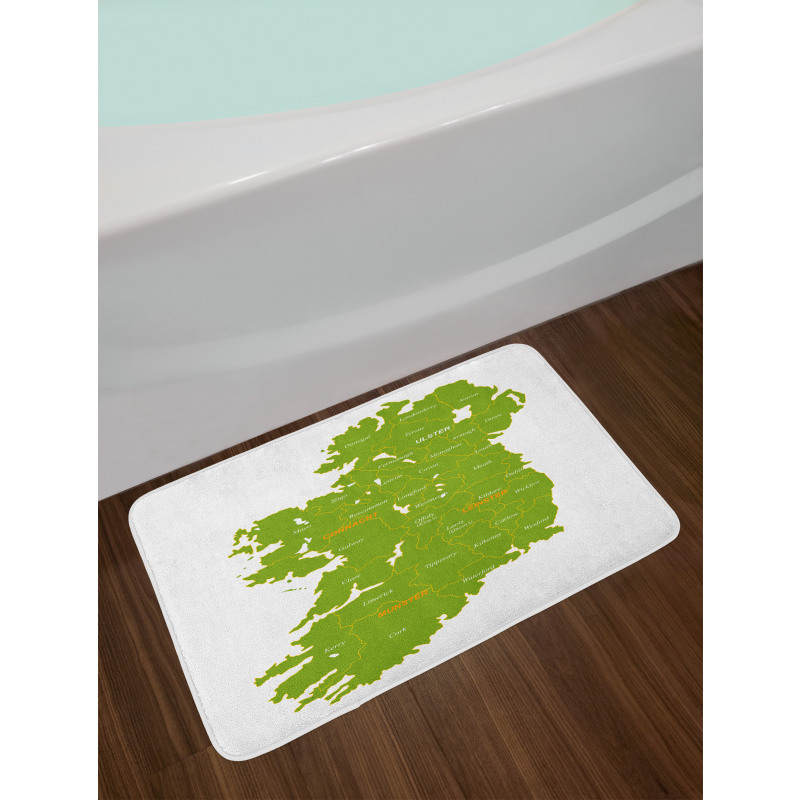 Informational Graphics Bath Mat