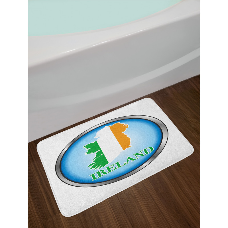 Modern Irish Layout Bath Mat