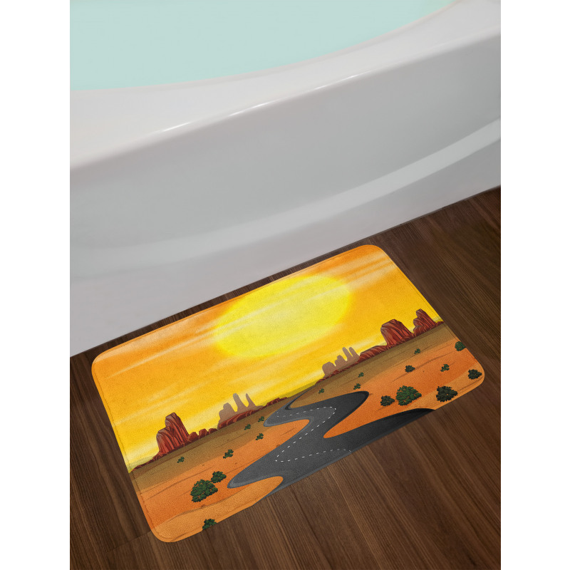 Wild West Scene Butta Bath Mat